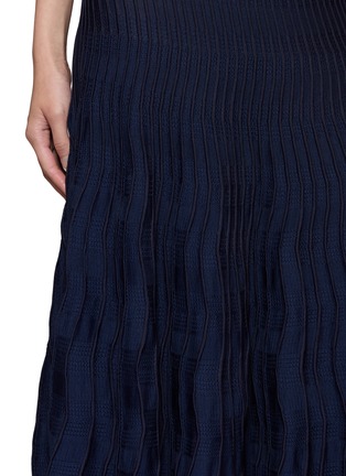  - PEPA POMBO - Glowline Wave Knit Maxi Skirt