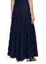 Back View - Click To Enlarge - PEPA POMBO - Glowline Wave Knit Maxi Skirt