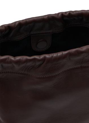 Detail View - Click To Enlarge - ANN DEMEULEMEESTER - Large Philippa Leather Bucket Bag