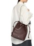 Figure View - Click To Enlarge - ANN DEMEULEMEESTER - Large Philippa Leather Bucket Bag