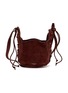 ANN DEMEULEMEESTER Small Henna Suede Shoulder Bag