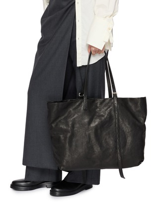 Figure View - Click To Enlarge - ANN DEMEULEMEESTER - Bes Leather Tote Bag