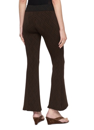 Back View - Click To Enlarge - PEPA POMBO - Stoa Geometric Pattern Pants