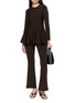 Figure View - Click To Enlarge - PEPA POMBO - Stoa Geometric Pattern Pants