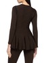 Back View - Click To Enlarge - PEPA POMBO - Park Geometric Pattern Top