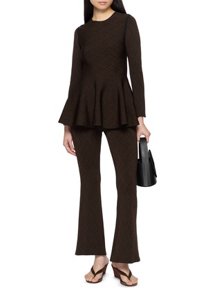 Figure View - Click To Enlarge - PEPA POMBO - Park Geometric Pattern Top