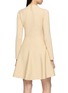 Back View - Click To Enlarge - PEPA POMBO - Gallery Geometric Pattern Mini Dress