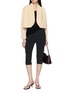 Figure View - Click To Enlarge - PEPA POMBO - Geometric Pattern Quarter Jacket