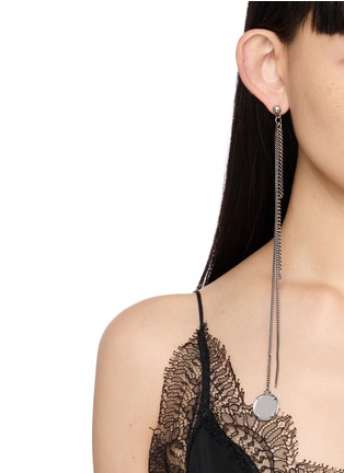 Front View - Click To Enlarge - ANN DEMEULEMEESTER - Arisa Charm Quartz Stone Earrings