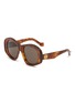 LOEWE Anagram Acetate Round Sunglasses