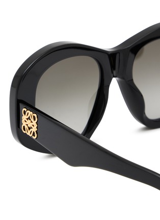 Detail View - Click To Enlarge - LOEWE - Acetate Irregular Sunglasses