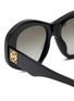 Detail View - Click To Enlarge - LOEWE - Acetate Irregular Sunglasses