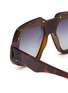 Detail View - Click To Enlarge - LOEWE - Acetate Irregular Sunglasses
