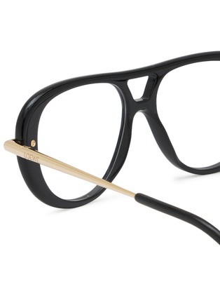 Detail View - Click To Enlarge - LOEWE - Slim Acetate Aviator Optical Glasses