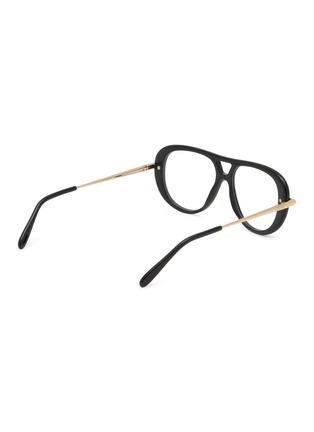 Figure View - Click To Enlarge - LOEWE - Slim Acetate Aviator Optical Glasses