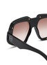 Detail View - Click To Enlarge - LOEWE - Acetate Irregular Sunglasses