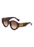 LOEWE Anagram Acetate Round Sunglasses