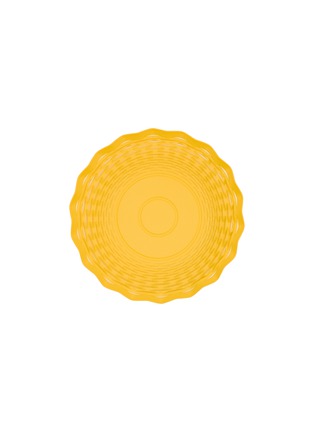 Detail View - Click To Enlarge - ROGER ORFÈVRE - Round Bread Basket — Pollen Yellow