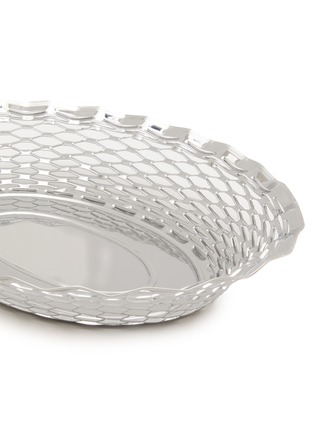 Detail View - Click To Enlarge - ROGER ORFÈVRE - Oval Stainless Steel Bread Basket
