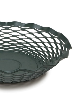 Detail View - Click To Enlarge - ROGER ORFÈVRE - Round Bread Basket — Pine Green