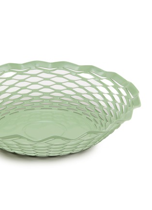 Detail View - Click To Enlarge - ROGER ORFÈVRE - Round Bread Basket — Pastel Green