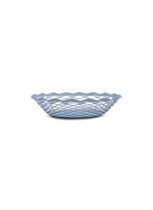 Main View - Click To Enlarge - ROGER ORFÈVRE - Round Bread Basket — Pastel Blue