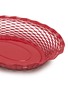Detail View - Click To Enlarge - ROGER ORFÈVRE - Large Oval Bread Basket — Red