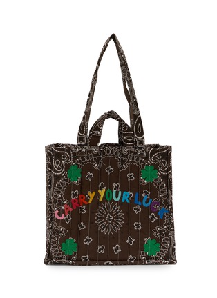 Main View - Click To Enlarge - CALL IT BY YOUR NAME - The Good Luck Cotton Tote Bag
