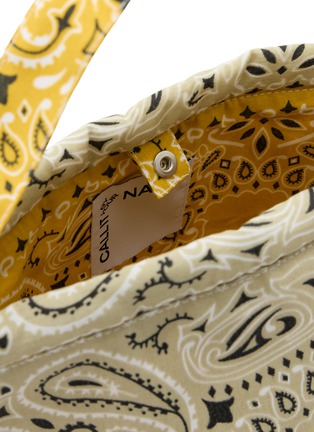 Detail View - Click To Enlarge - CALL IT BY YOUR NAME - Seau Cotton Bucket Bag