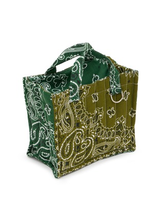 Detail View - Click To Enlarge - CALL IT BY YOUR NAME - Mini Quilted Cabas Clover Tote Bag