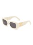 CELINE Triomphe Acetate Rectangle Sunglasses