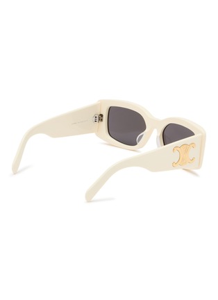 Figure View - Click To Enlarge - CELINE - Triomphe Acetate Rectangle Sunglasses