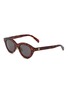 CELINE Triomphe Mini Acetate Round Sunglasses