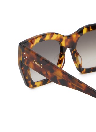Detail View - Click To Enlarge - CELINE - 3 Dots Acetate Square Sunglasses