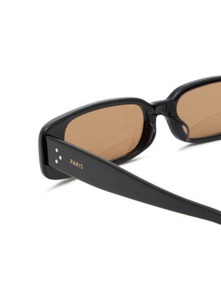 Detail View - Click To Enlarge - CELINE - 3 Dots Acetate Rectangular Sunglasses