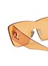 Detail View - Click To Enlarge - CELINE - Sundown Nylon Shield Sunglasses