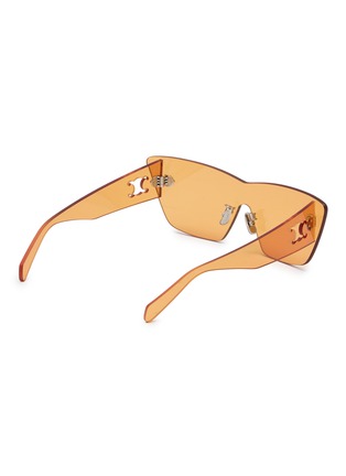 Figure View - Click To Enlarge - CELINE - Sundown Nylon Shield Sunglasses
