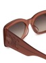 Detail View - Click To Enlarge - CELINE - Triomphe XL 01 Acetate Rectangular Sunglasses