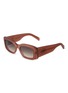 CELINE Triomphe XL 01 Acetate Rectangular Sunglasses