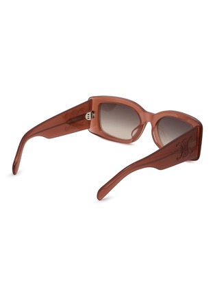 Figure View - Click To Enlarge - CELINE - Triomphe XL 01 Acetate Rectangular Sunglasses