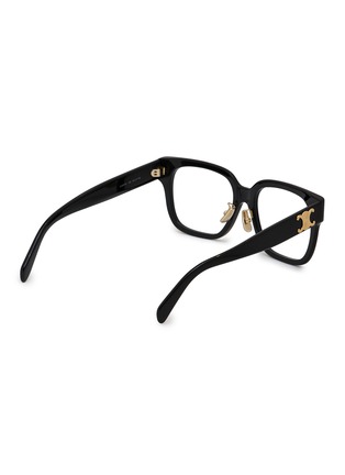 Figure View - Click To Enlarge - CELINE - Triomphe Mini Acetate Square Optical Glasses