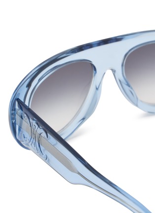 Detail View - Click To Enlarge - CELINE - 3 Dots Acetate Round Sunglasses