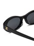 Detail View - Click To Enlarge - CELINE - Triomphe Mini Acetate Oval Sunglasses