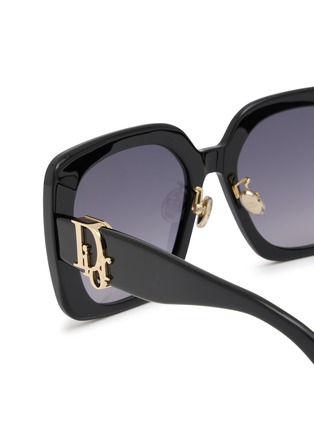 Detail View - Click To Enlarge - DIOR - Oblique S1F Acetate Square Sunglasses