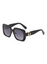 Main View - Click To Enlarge - DIOR - Oblique S1F Acetate Square Sunglasses