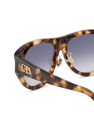 Detail View - Click To Enlarge - DIOR - Glow A1F Acetate Round Sunglasses