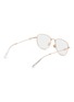 Figure View - Click To Enlarge - DIOR - Petit CDO R2U Metal Oval Optical Glasses