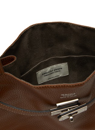 Detail View - Click To Enlarge - BEAUTIFUL PEOPLE - Large Market Shrink Leather Bag