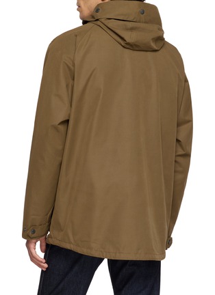 Back View - Click To Enlarge - BARBOUR - Hooded Waterproof Jacket