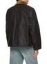 Back View - Click To Enlarge - BARBOUR - X Paul Smith Transport Windowpane Waxed Cotton Jacket
